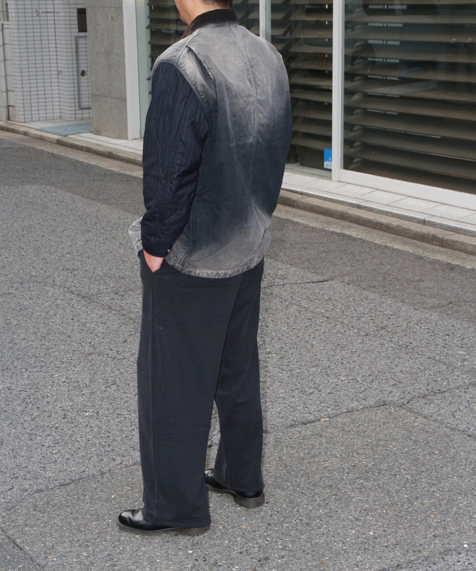 28G Cupro Easy Pants "BLACK(Night Black)"