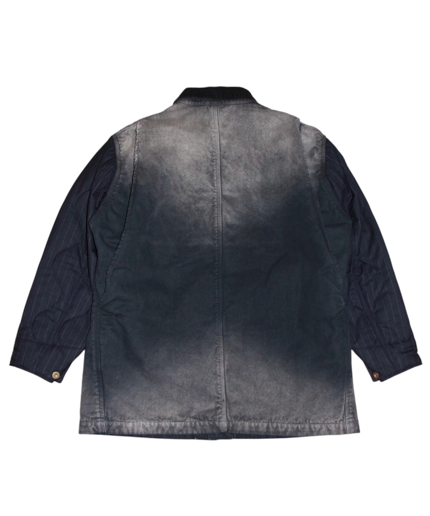 Vintage-effect work coat "BLACK"