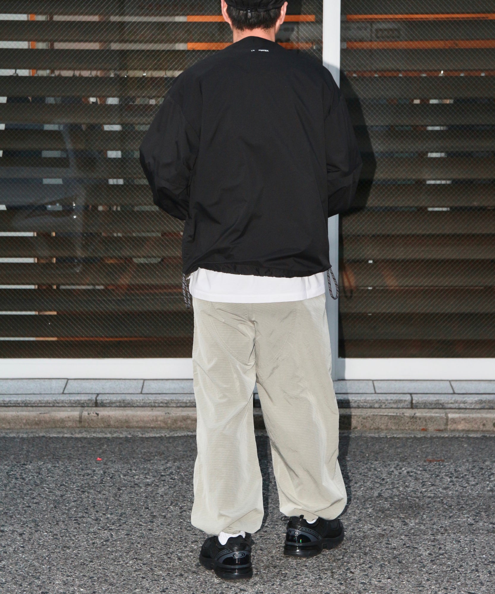 LIGHT GRID PANTS "CREAM"