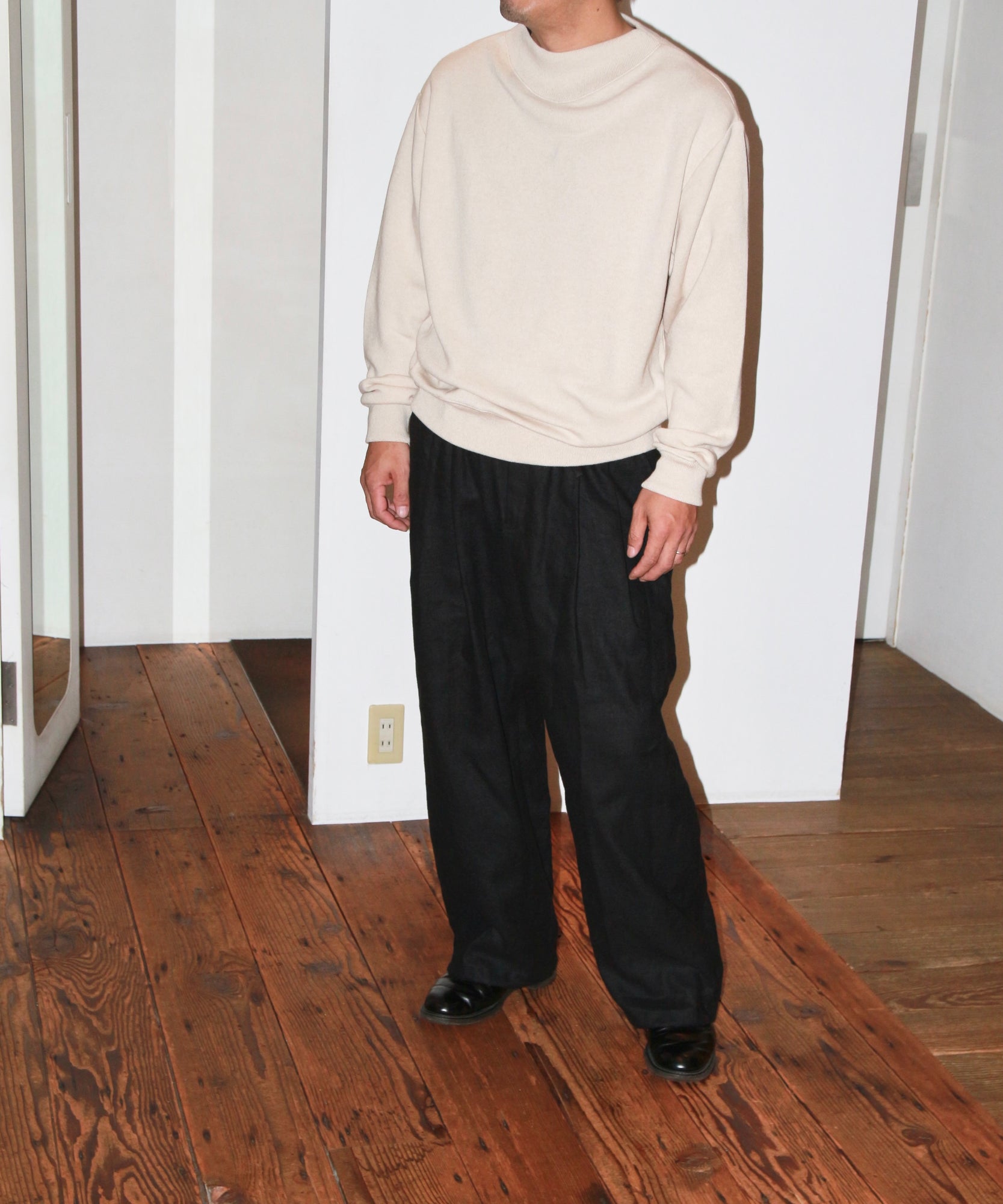 HEMP BROWSING PANTS "BLACK"