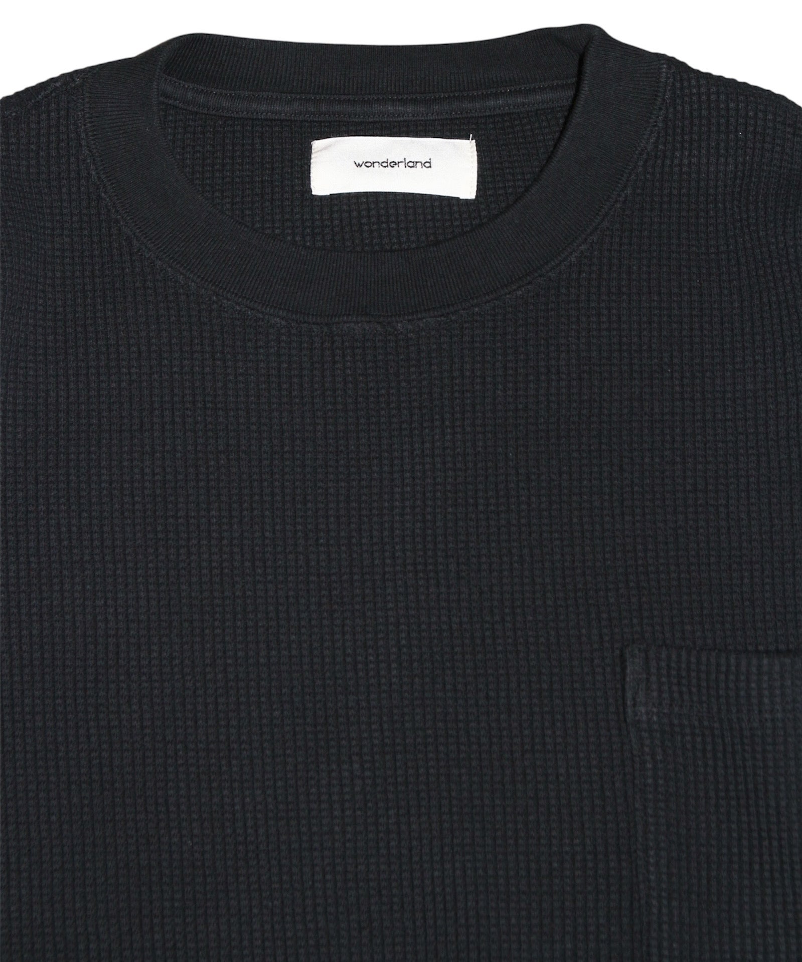 Waffle L/S "BLACK"