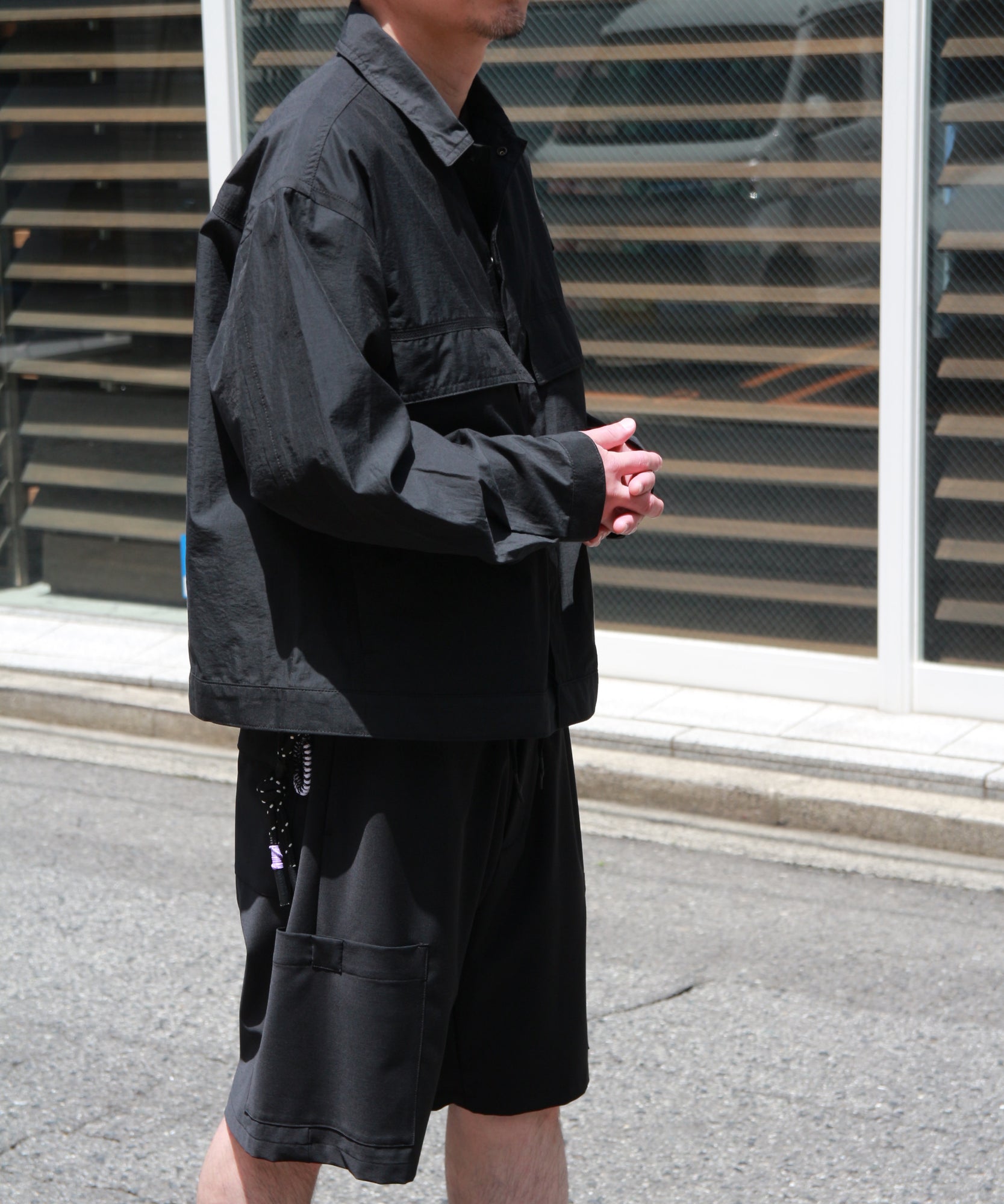 4-Stitch Chambry Jacket "BLACK"