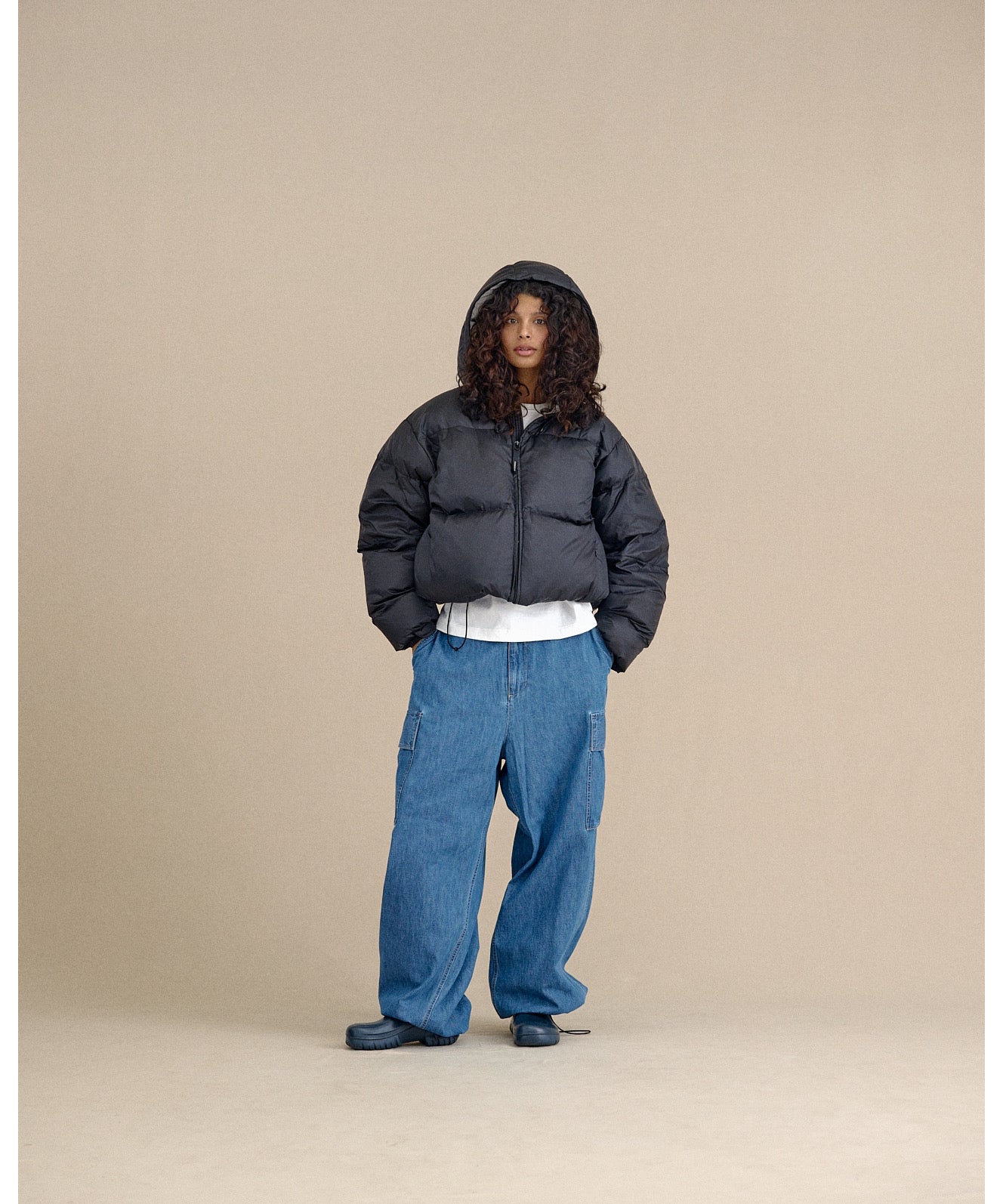 FARAH ファーラー アウター ダウンジャケット フーディ ブラック 通販 正規取扱店 INPUT