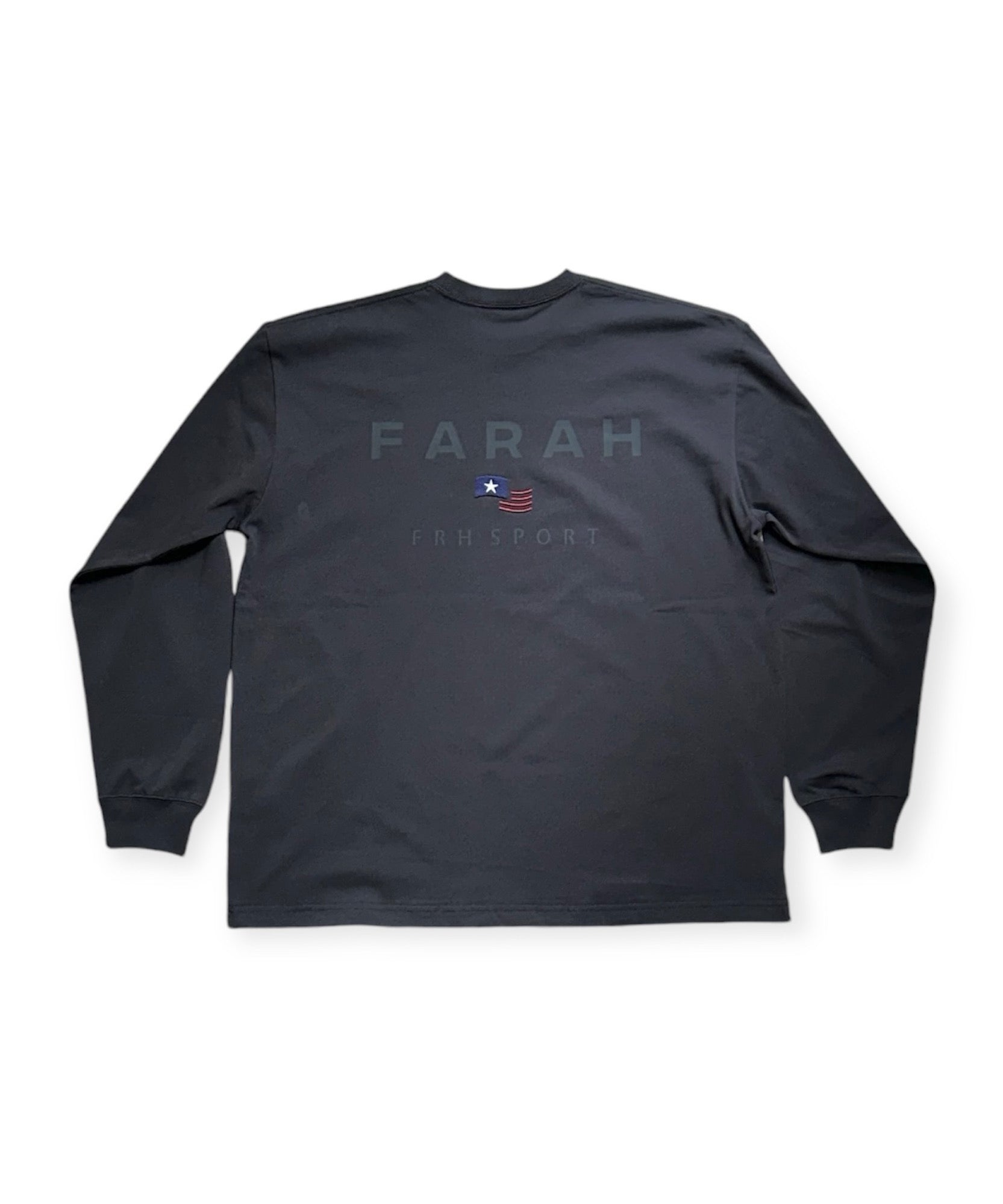 FARAH ファーラー ロンT プリント ダークグレー 通販 正規取扱店 INPUT