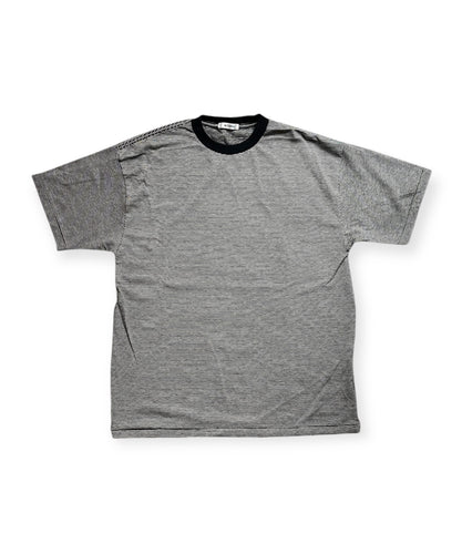 COTTON HEMP BORDER POCKET TEE 