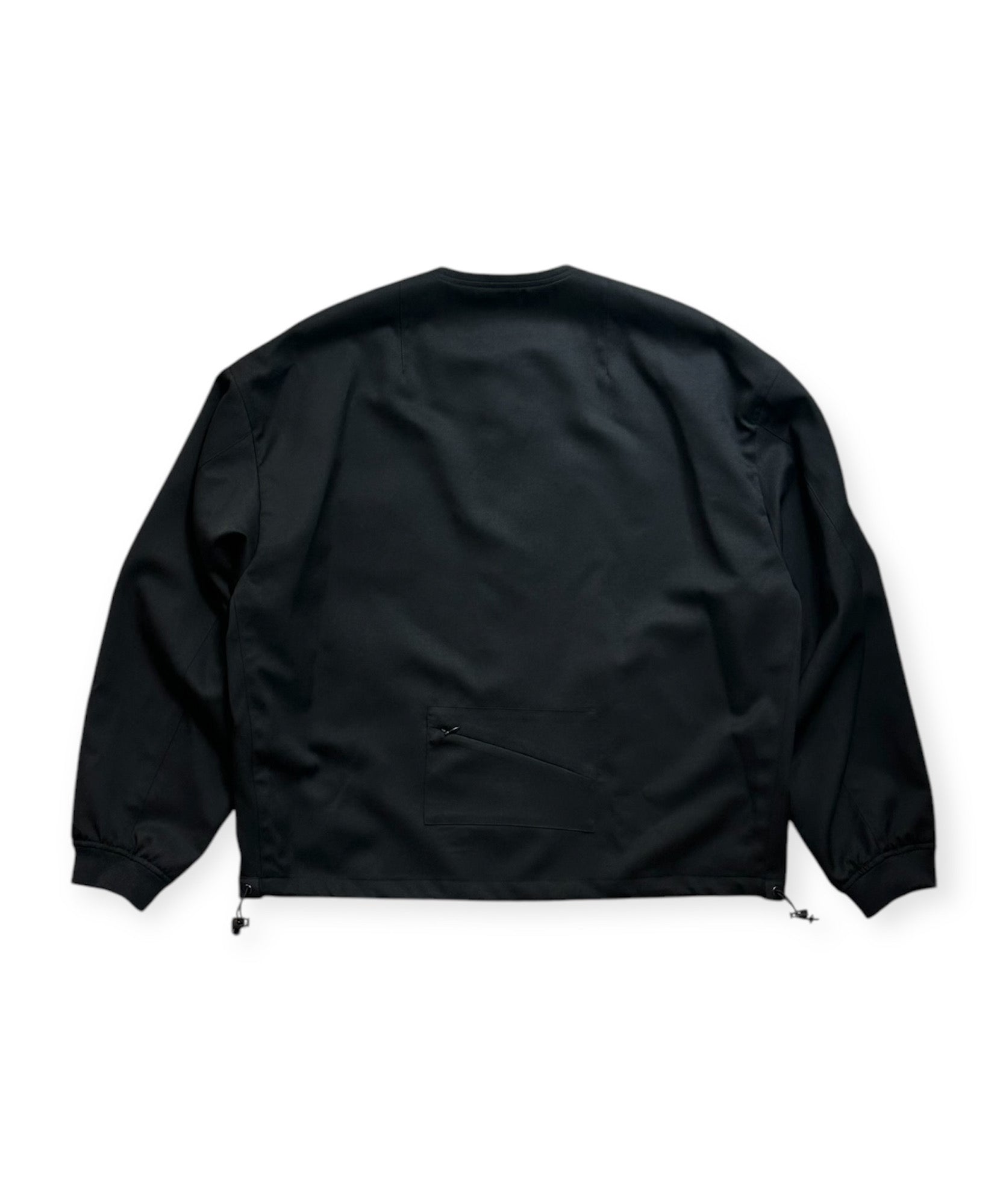 よそいきバックポケットZipブルゾン "BLACK"