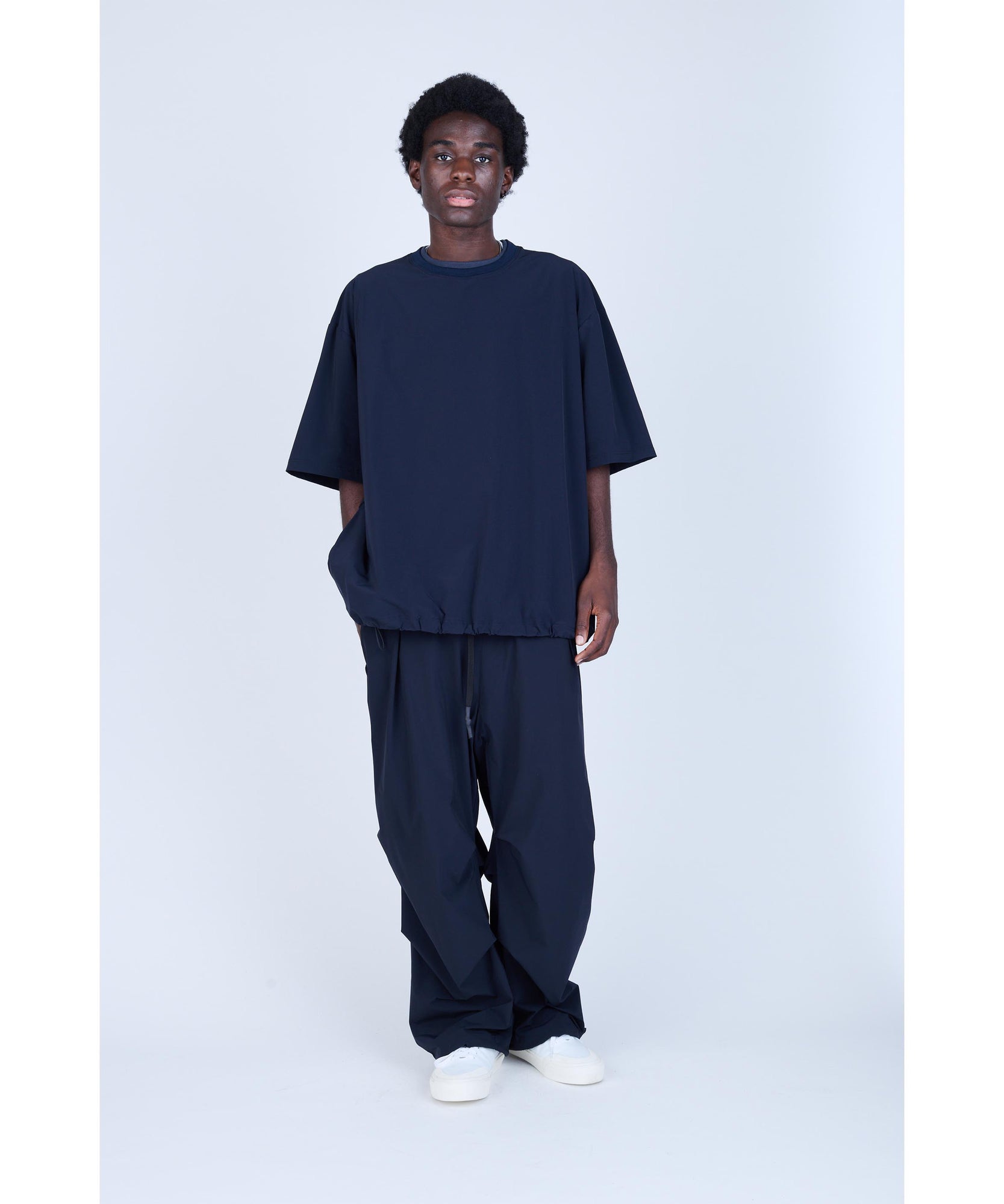 UNTRACE アントレース パンツ イージーパンツ シャカシャカ フライトパンツ  ダークネイビー 通販 正規取扱店 INPUT