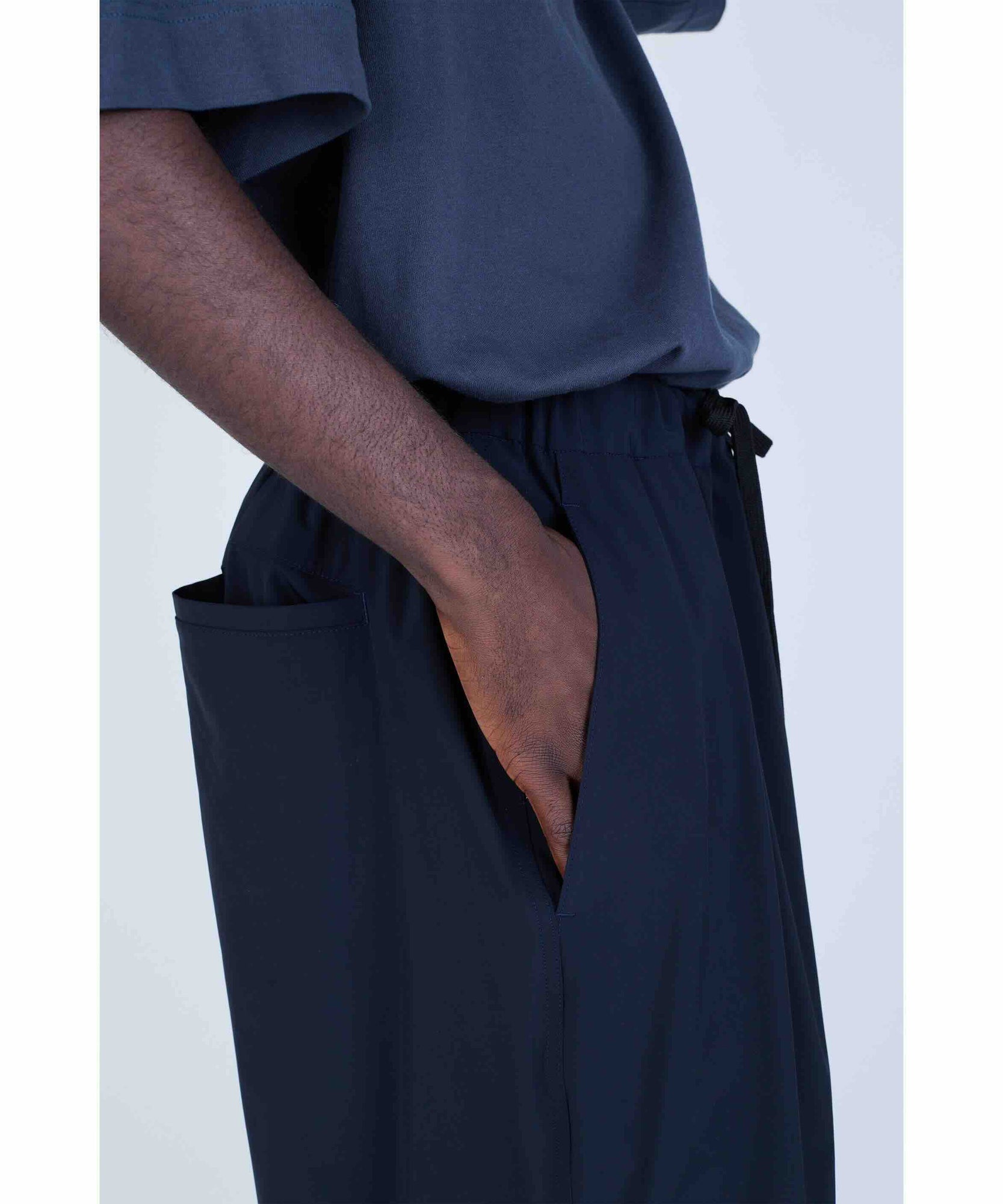 UNTRACE アントレース パンツ イージーパンツ シャカシャカ フライトパンツ  ブラック 通販 正規取扱店 INPUT