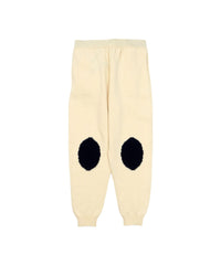 JOINT KNITTED PANTS "IVORY"