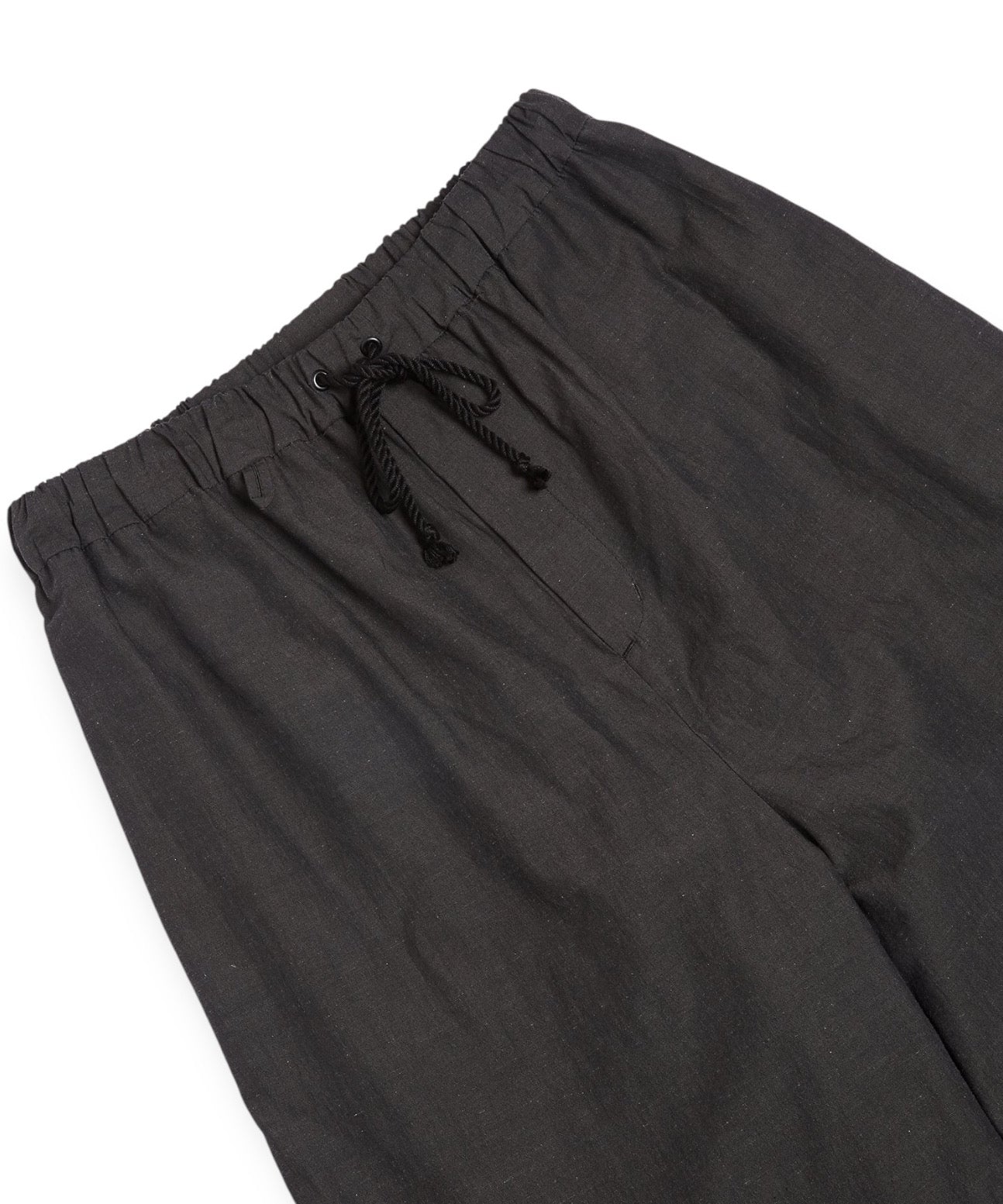 Dulcamara ドゥルカマラ パンツ シャツ地 ワイド アンクル丈 ブラック 通販 正規取扱店 INPUT 広島