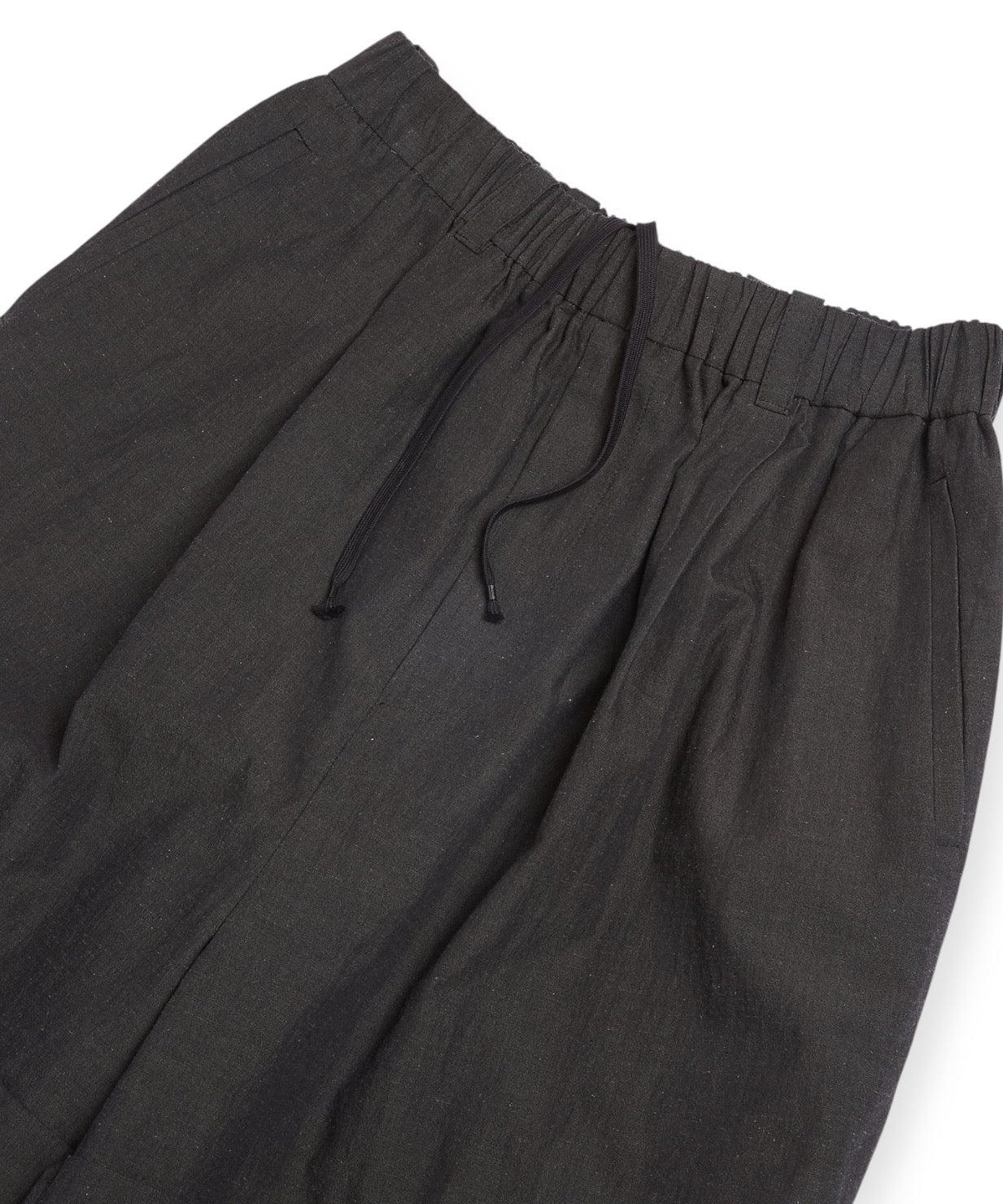 Dulcamara ドゥルカマラ パンツ ショーツ シャツ地 ワイド ブラック 通販 正規取扱店 INPUT 広島