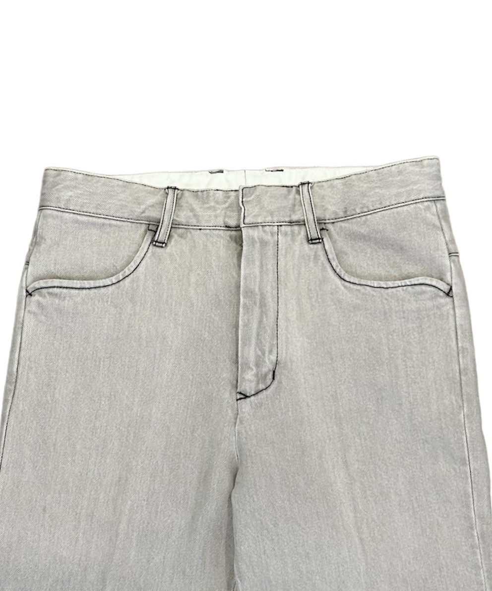 Straight Pants "GRAY"