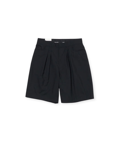 FARAH ファーラー パンツ ショーツ サマーウール ブラック  通販 正規取扱店 INPUT