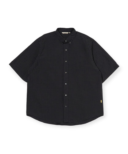 FARAH ファーラー シャツ 半袖シャツ グラフチェック チェック ブラック 通販 正規取扱店 INPUT
