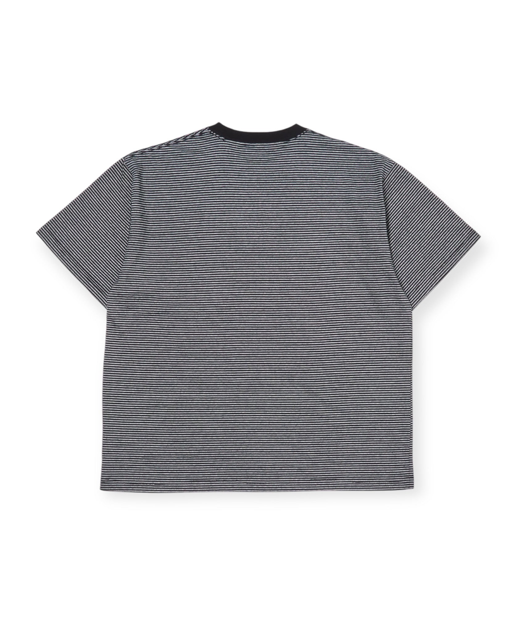 FARAH ファーラー Tシャツ ボーダー マルチストライプ ブラック 通販 正規取扱店 INPUT