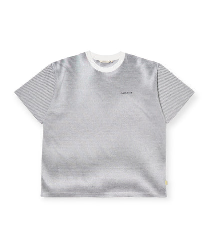 FARAH ファーラー Tシャツ ボーダー マルチストライプ ホワイト 通販 正規取扱店 INPUT