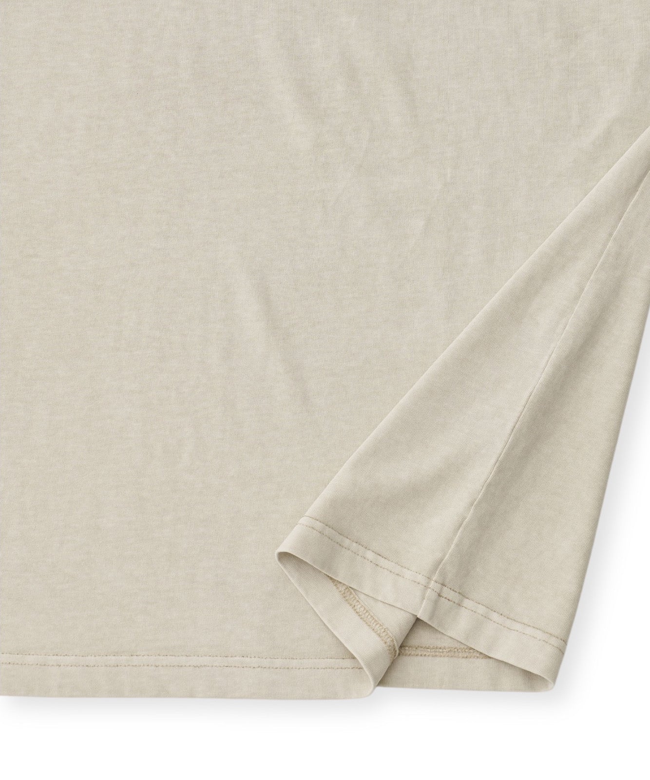 ANOTHER OFFICE アナザーオフィス Tシャツ リンガーT ピグメント  サンドベージュ 韓国ブランド  正規取扱店 INPUT 広島