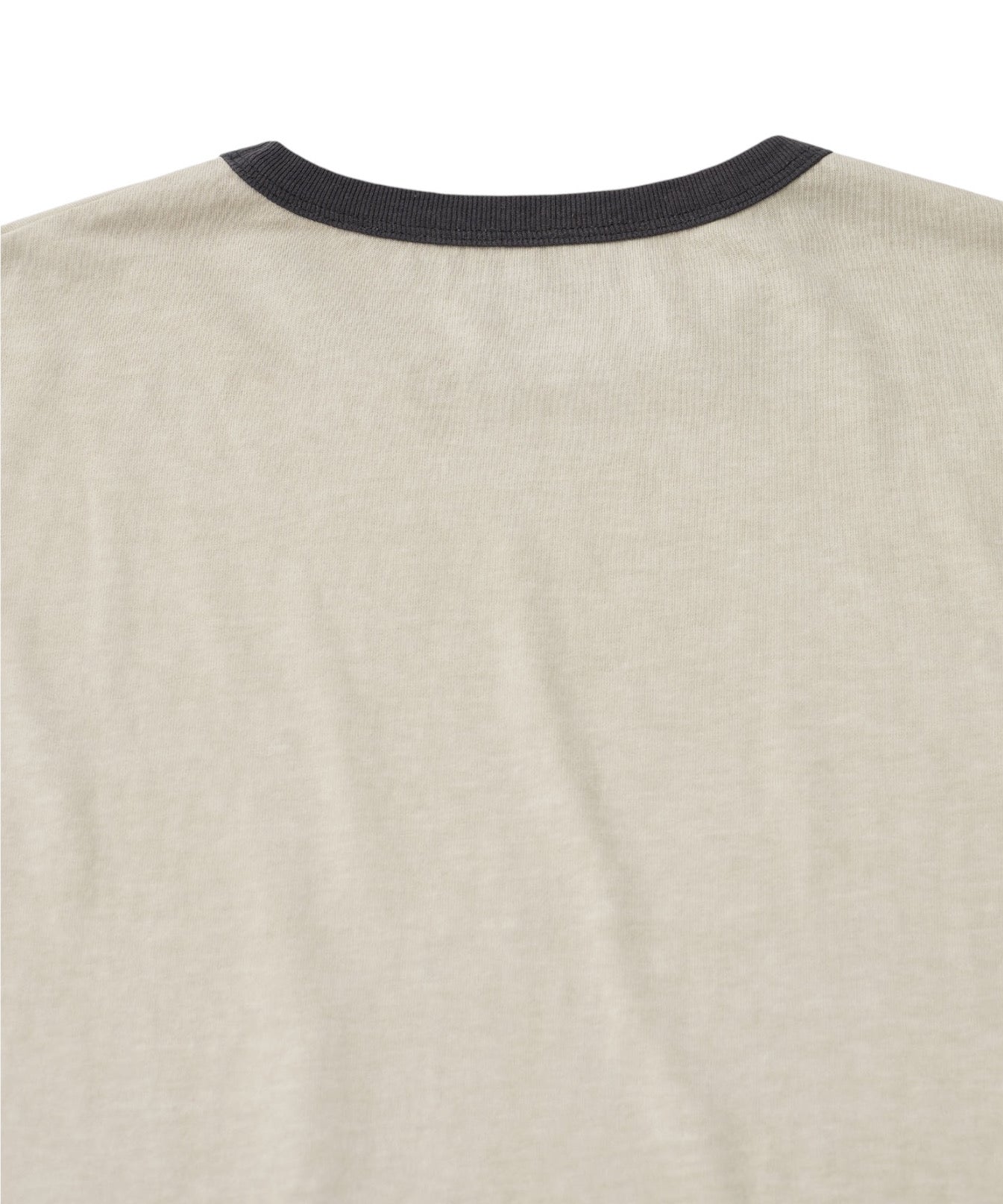 ANOTHER OFFICE アナザーオフィス Tシャツ リンガーT ピグメント  サンドベージュ 韓国ブランド  正規取扱店 INPUT 広島