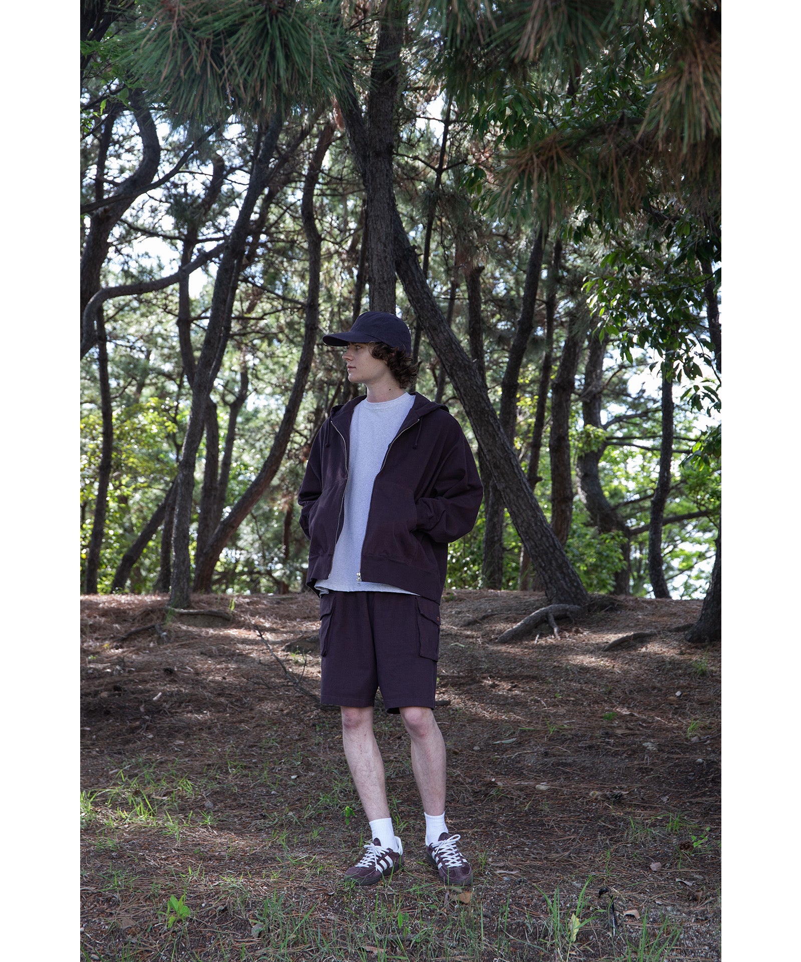 wonderland ワンダーランド パンツ ショーツ カーゴショーツ 天竺 スミクロ  通販 正規取扱店  INPUT