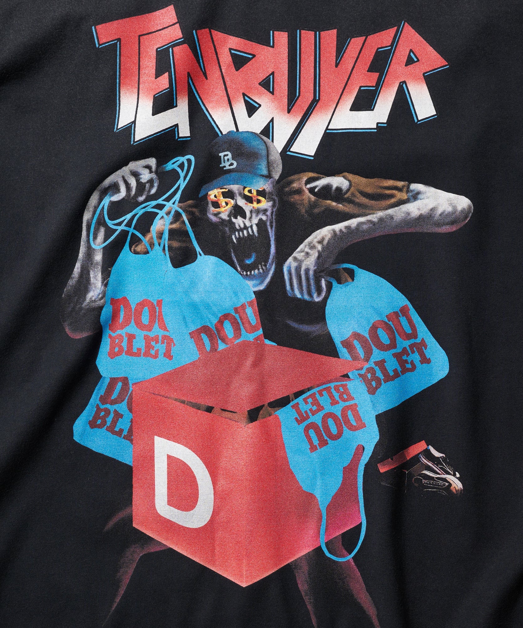 doublet ダブレット Tシャツ テンバイヤーT  プリントT ロゴT ブラック 通販  正規取扱店 INPUT