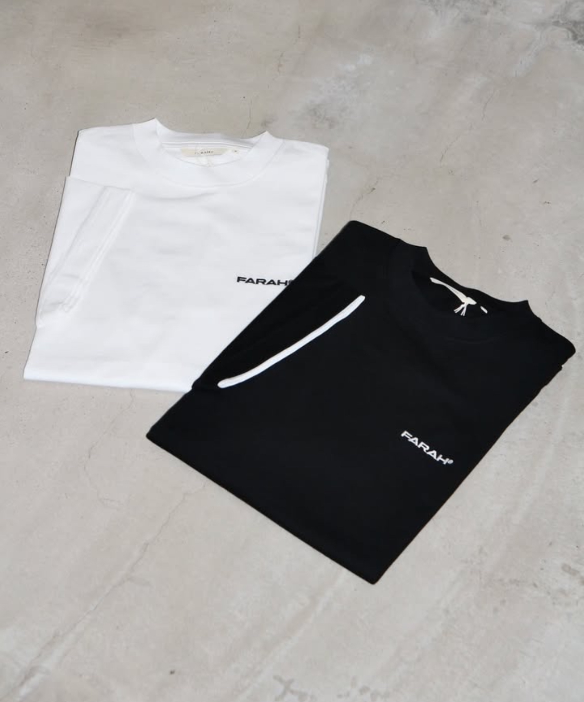 FARAH ファーラー Tシャツ レイヤードT ブラック 通販 正規取扱店 INPUT
