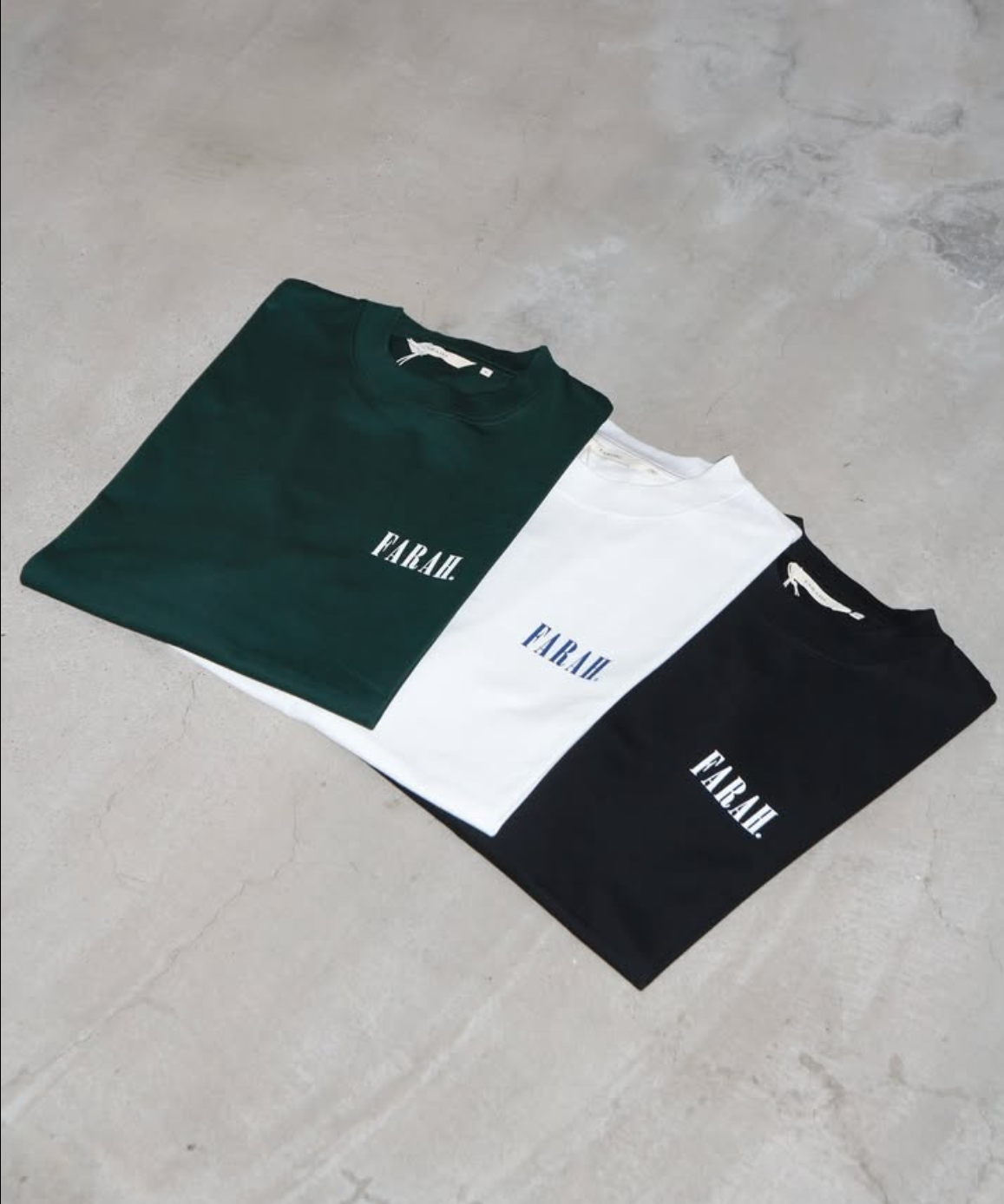 FARAH ファーラー Tシャツ ロゴT クラシックロゴ グリーン 通販 正規取扱店 INPUT