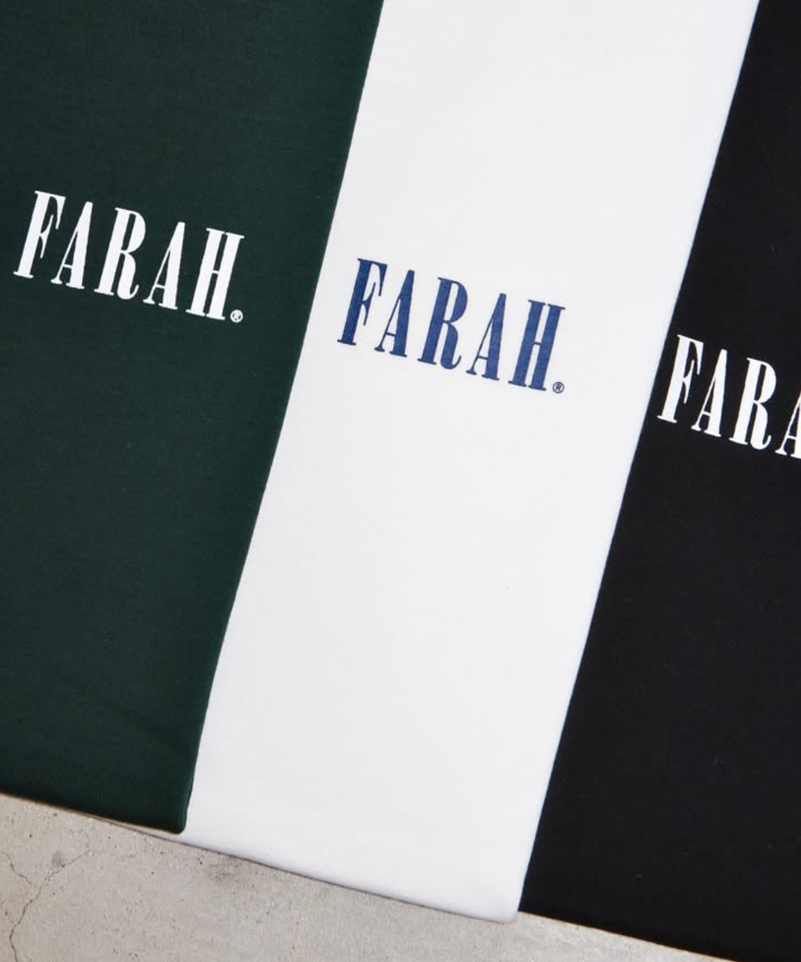 FARAH ファーラー Tシャツ ロゴT クラシックロゴ グリーン 通販 正規取扱店 INPUT