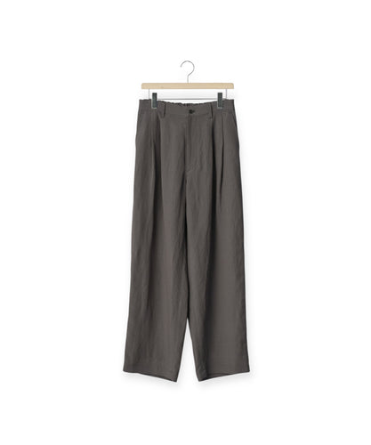 stein シュタイン パンツ レーヨン リネン イージーパンツ ワイドストレート チャコール 通販 正規取扱店 INPUT