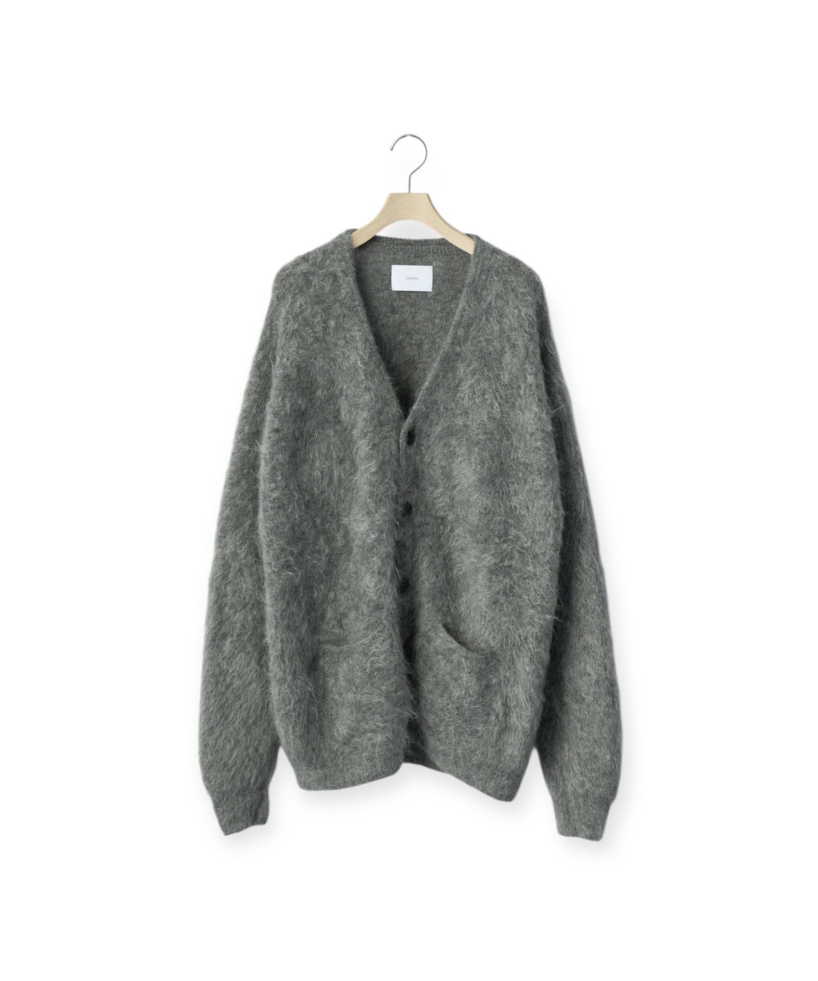 stein キッドモヘアニットカーディガン stein / シュタイン】KID MOHAIR KNIT CARDIGAN - GREEN | 公式