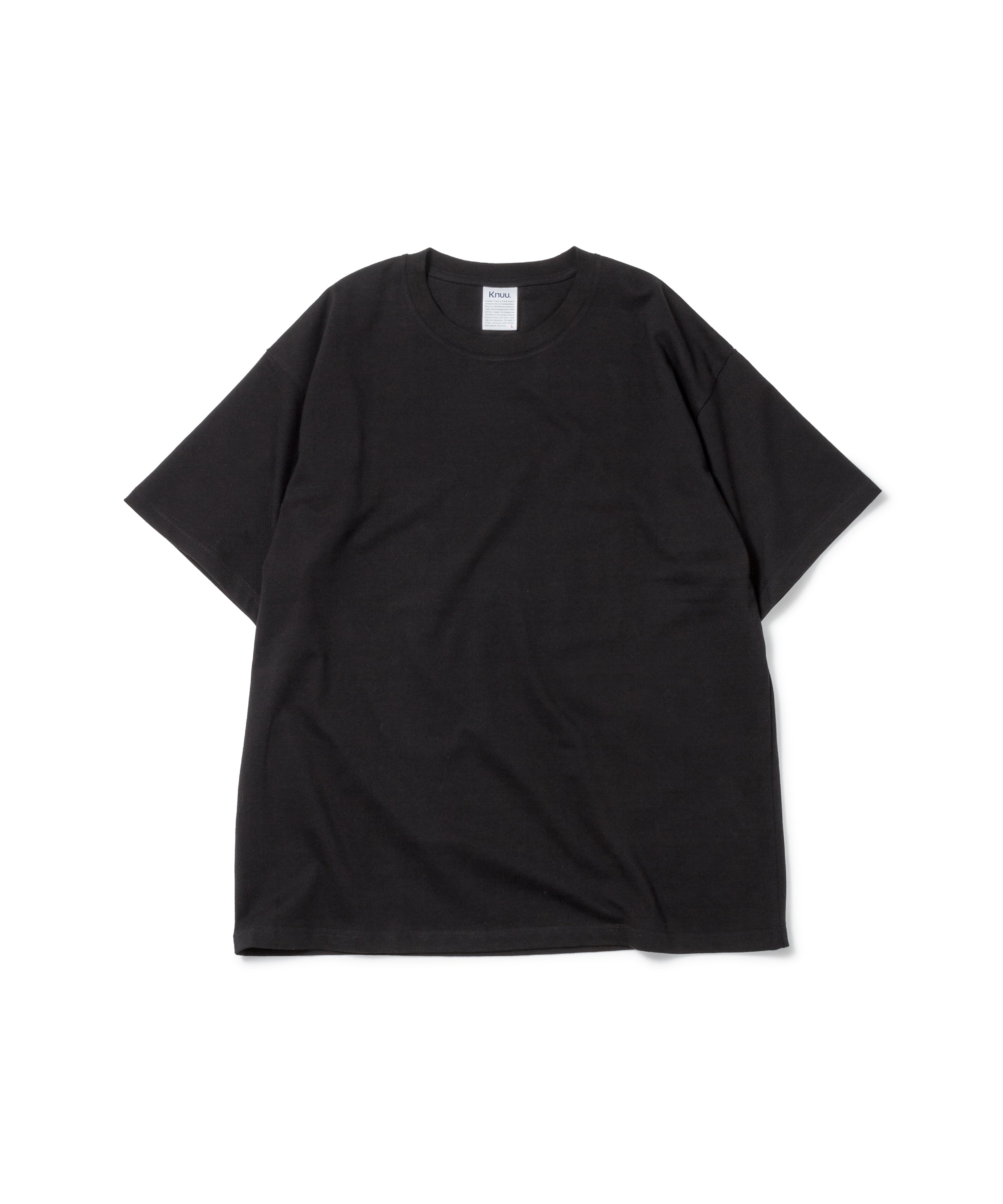 Knuu ヌー Tシャツ ヘビーオンス ブラック 通販 正規取扱店 INPUT