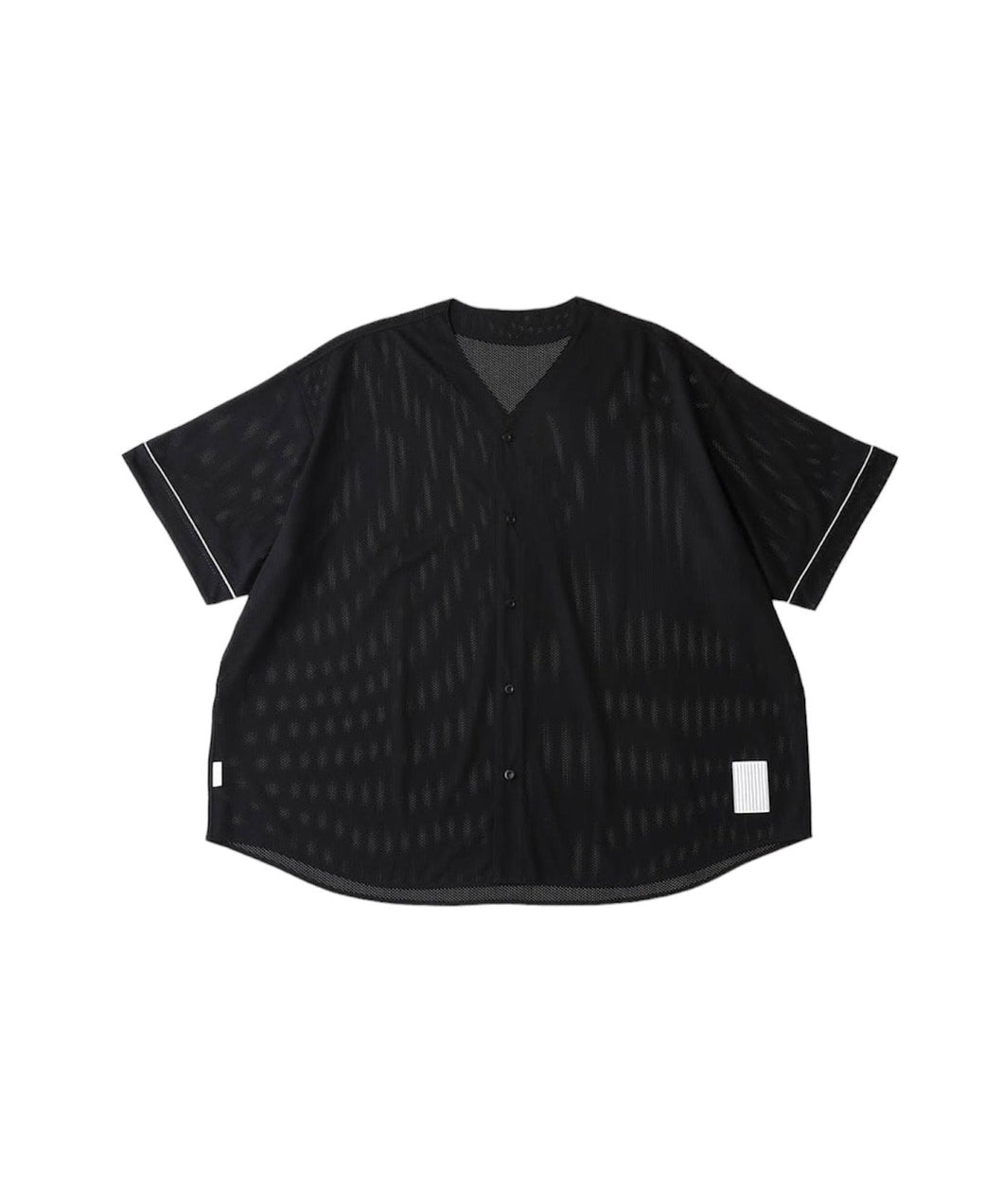 S.F.C エスエフシー 半袖シャツ ベースボールシャツ ブラック STRIPES 