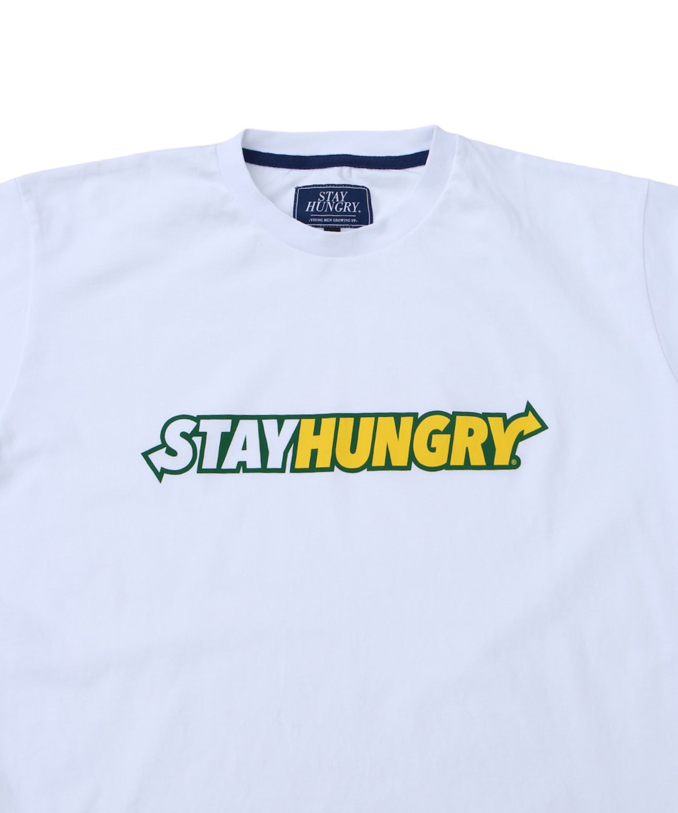 Tシャツ プリントT ホワイト NSTAY HUNGRY. ステイハングリー 通販