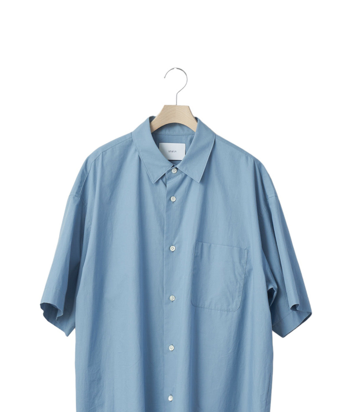 低価格 stein OVERSIZED SS SHIRT・BLUE 23ss - トップス