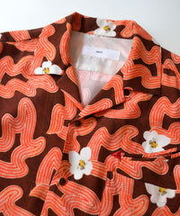 オープンカラーシャツ バーガンディ シャツ セール TOGA VILIRIS トーガ ビリリース 通販 正規取扱店 SALE INPUT 広島